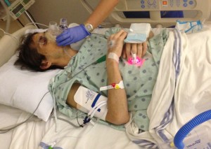 I had to exhale as hard as I could 30 times into this mask.